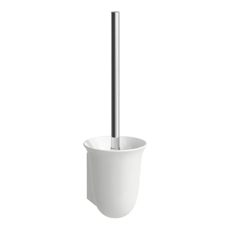 Ensemble brosse WC LAUFEN The New Classic, céramique saphir