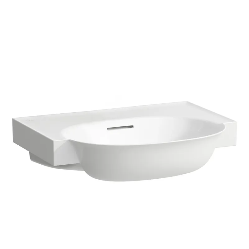 LAUFEN The New Classic lavabo, encastré, avec trop-plein, sans trou pour robinet, 600x480mm