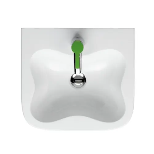 LAUFEN Florakids lavabo Wolke, 1 trou pour robinet, avec trop-plein, 450x410x150mm