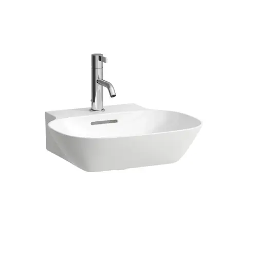 LAUFEN INO lave-mains, 1 trou pour robinet, avec trop-plein, 450x410mm