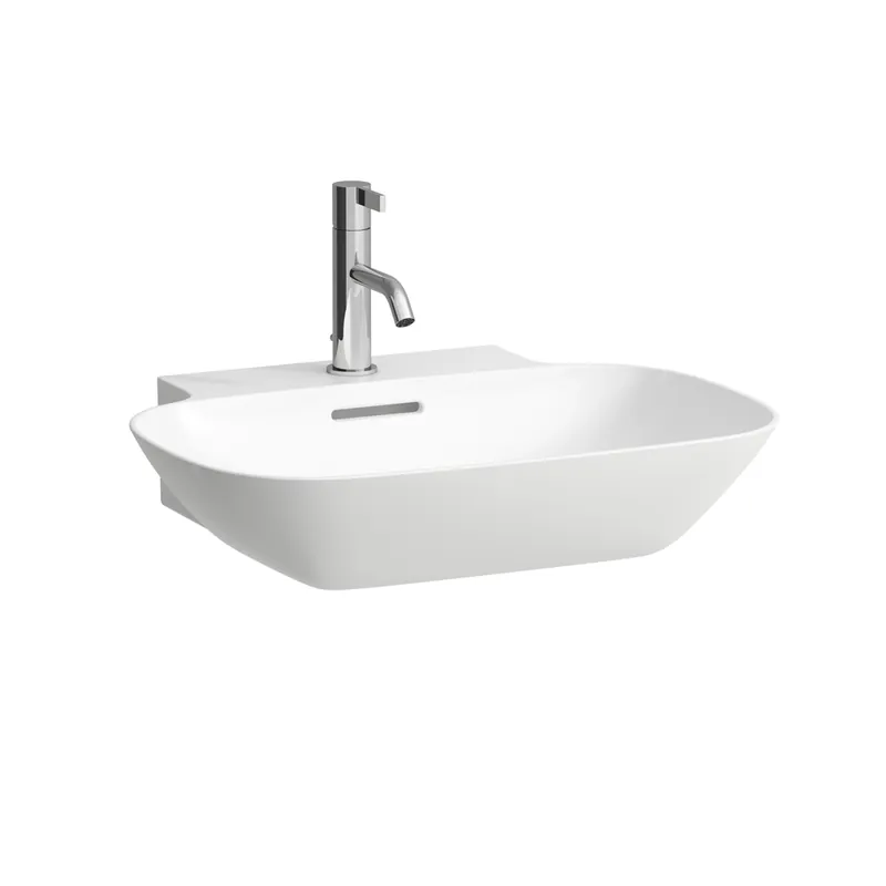 LAUFEN INO lavabo à poser, 1 trou pour robinet, avec trop-plein, US fermé 560x450mm