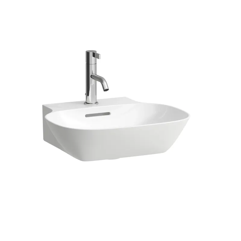 LAUFEN INO lave-mains, 1 trou pour robinet, avec trop-plein, 450x410mm