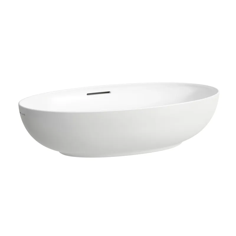 LAUFEN Il Bagno Alessi Vasque, avec trop-plein, 70x40cm, bonde clic-clac incluse