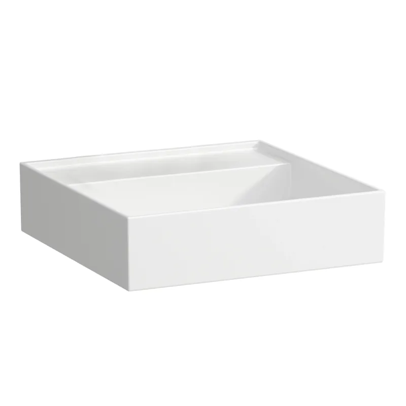 LAUFEN Kartell Lave-mains, encastré, sans robinetterie, sans trop-plein, 460x460mm