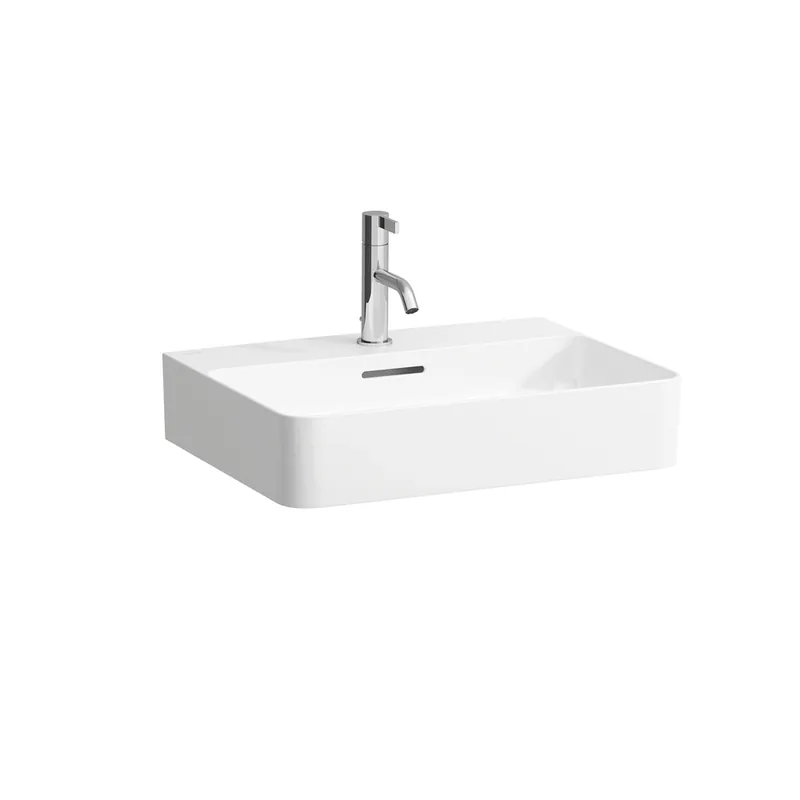 LAUFEN VAL lavabo à poser, 3 trous pour robinetterie, avec trop-plein, fermé US 550x420m