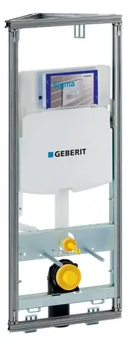 Geberit GIS, élément pour WC suspendu, 114 cm, réservoir de chasse encastré Sigma 12 cm, solution d‘angle