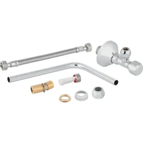 Set dentrée deau Geberit Monolith latéral, pour module sanitaire Geberit Monolith pour WC, chromé brillant