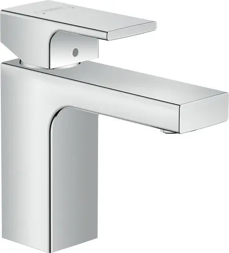 hansgrohe Vernis Shape Mitigeur monocommandé pour lavabo 100 avec vidage à tirette, saillie 110 mm