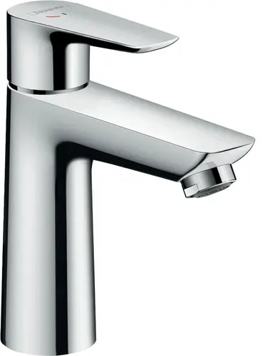 hansgrohe Talis E, mitigeur monocommande de lavabo 110 CoolStart, vidage par pression, saillie de 112 mm