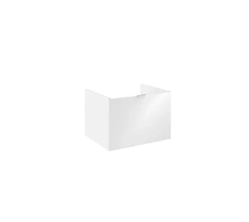 emco evo 600 armoire sous lavabo, 608x440x475mm, tiroir avec façade en verre