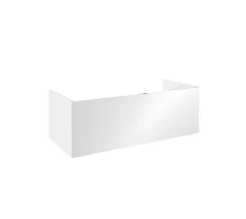 emco evo 1200 armoire sous lavabo, 1208x440x522mm, tiroir avec façade en verre