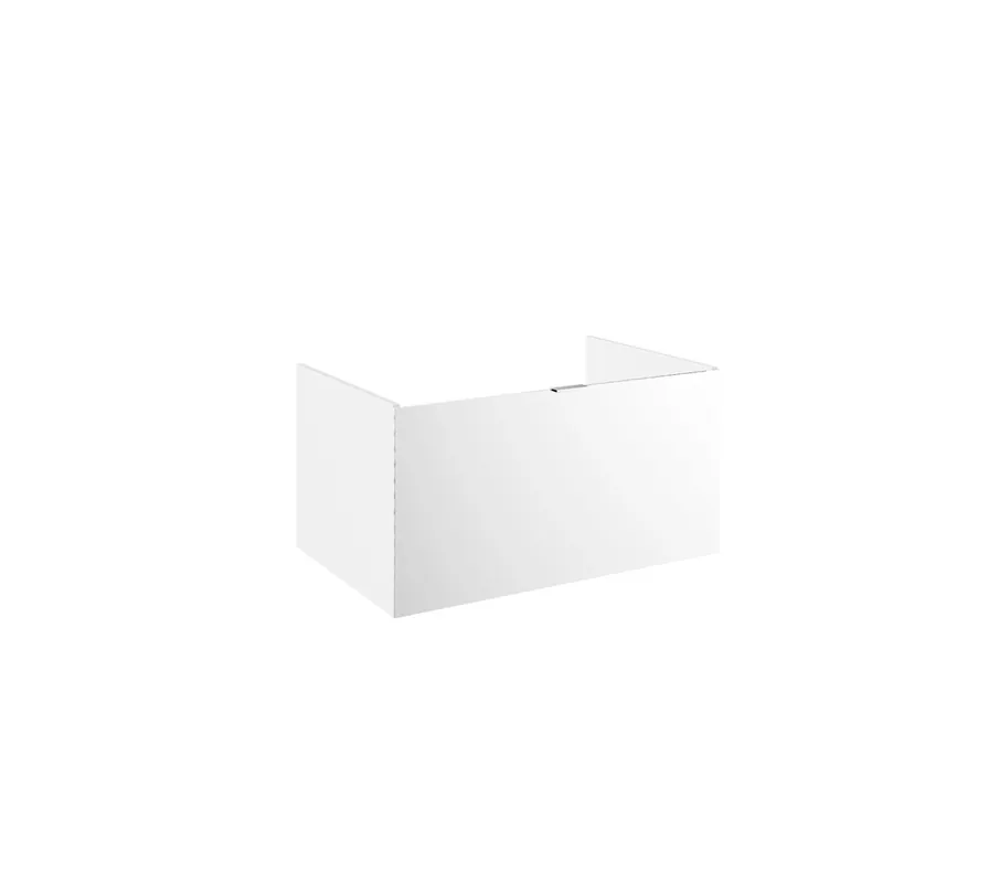 emco evo 800 armoire sous lavabo, 808x440x522mm, tiroir avec façade en verre