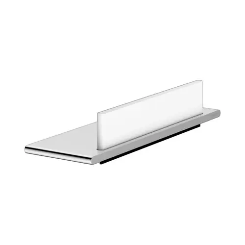 KEUCO EDITION 400 Tablette de douche avec raclette en verre, aluminium anodisé argent / blanc