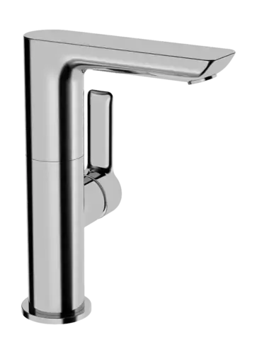 HANSA HANSALIGNA Mitigeur de lavabo, commande latérale, sans vidage, avec dispositif de sécurité, saillie 116mm, chromé