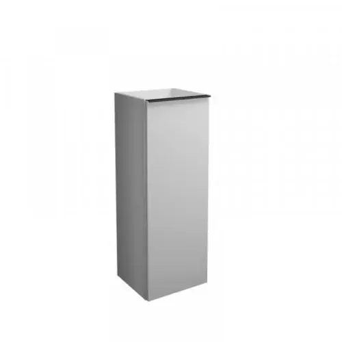 burgbad Fiumo armoire mi-hauteur, avec 1 porte, charnière de porte à droite, 960 x 350mm