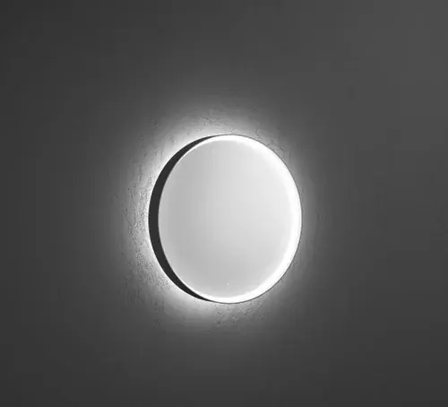Miroir lumineux burgbad Mya, cadre LED périphérique, largeur 500mm