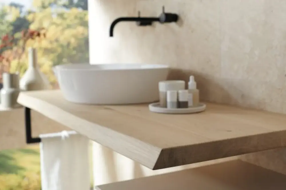 Plaque de console burgbad en bois massif, sys30, 1806mm, WPDR180