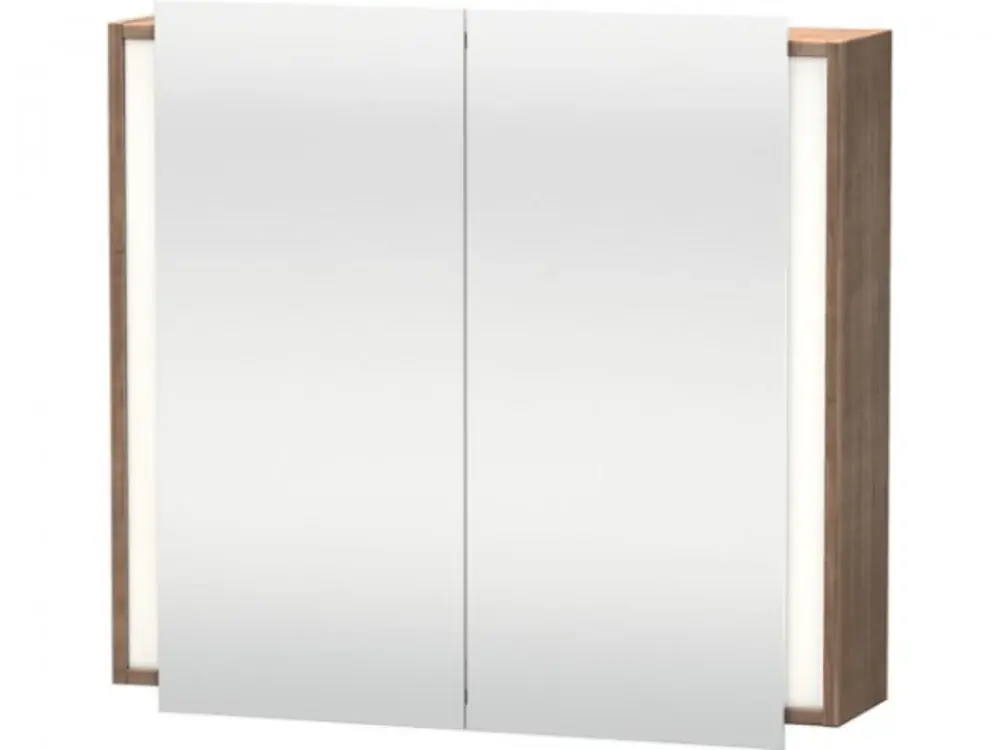 Armoire de toilette Ketho Duravit, 1 porte à double miroir, 800mm