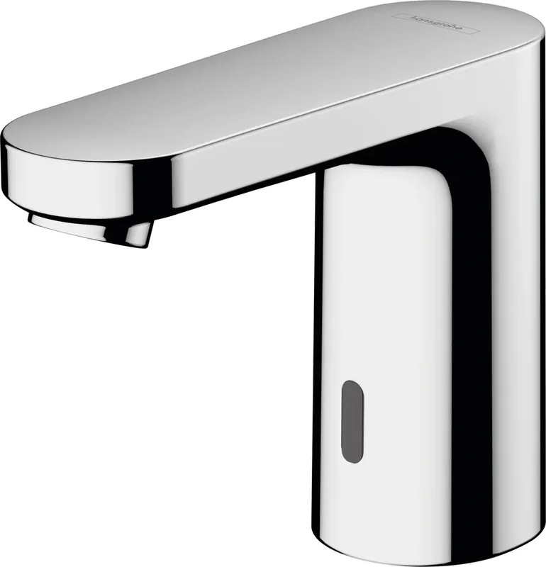 hansgrohe Vernis Blend Mitigeur électronique de lavabo pour eau froide ou pré-mélangée à pile chrome, saillie 112 mm