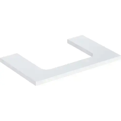 Plaque de lavabo Geberit ONE, découpe au centre, pour lavabo à poser, 75x3x47cm