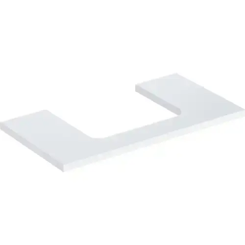 Plaque de lavabo Geberit ONE, découpe au centre, pour lavabo à poser, 90x3x47cm