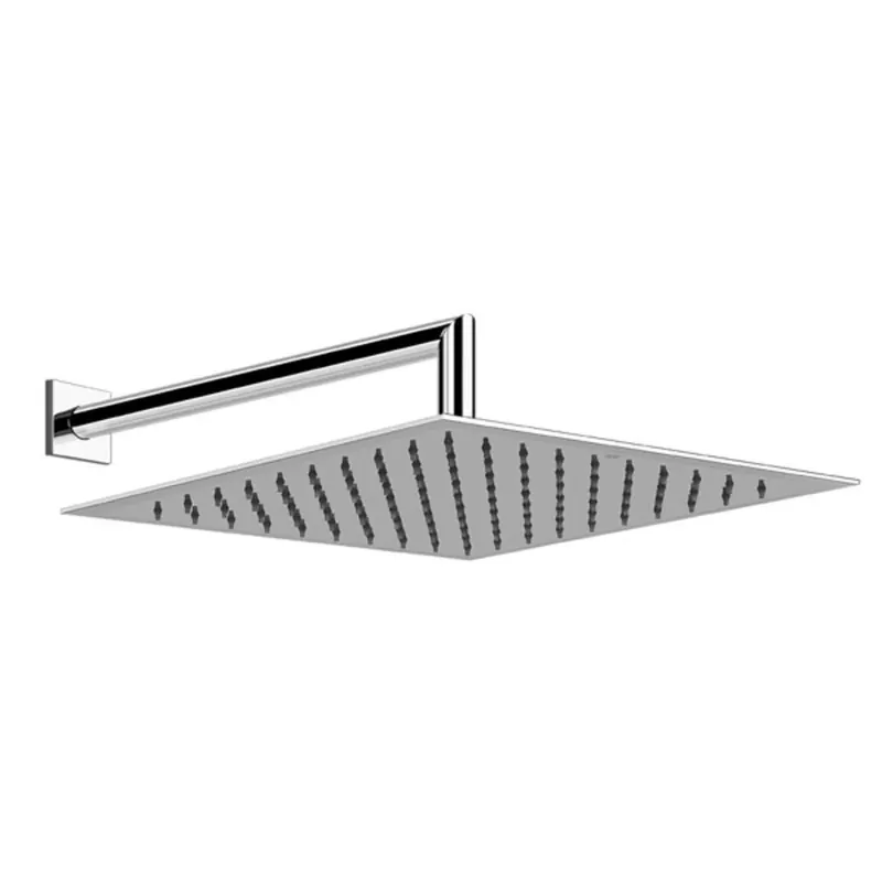Gessi Emporio Douche de tête anticalcaire avec articulation et bras mural, longueur 347mm