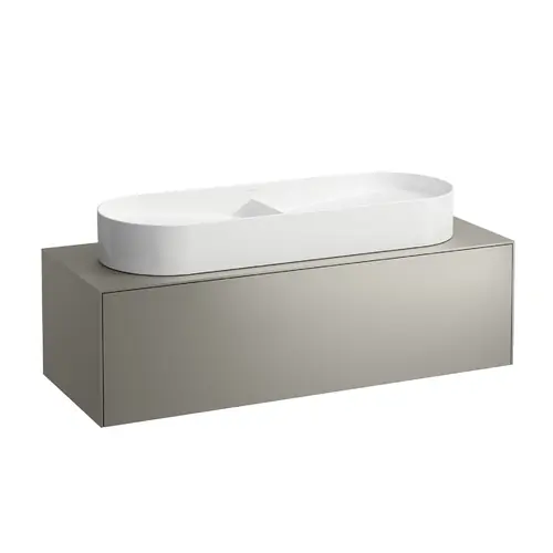 Tiroir Sonar courant, 1 tiroir, convient pour lavabo H812348, H812349, découpe au milieu pour lavabo