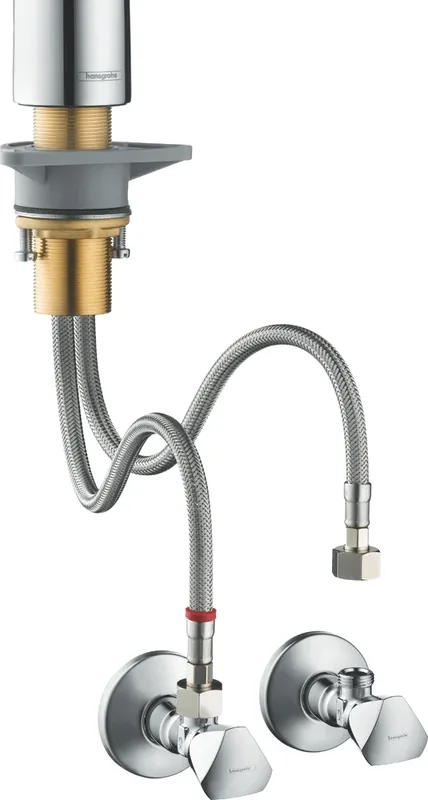hansgrohe vanne à équerre Metris E, chromée