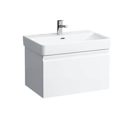 LAUFEN Pro S Meuble sous-lavabo, 1 tiroir et tiroir intérieur, pour lavabo H810967, 665x450x390mm