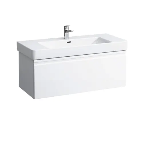 LAUFEN Pro S Meuble sous-lavabo 1 tiroir et tiroir intérieur, pour lavabo H813966, 1010x450x390mm