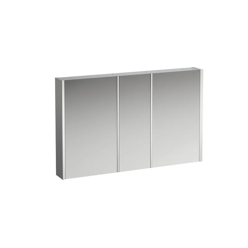 LAUFEN Armoire de toilette Running Frame 25, éclairage vertical, arrêt extérieur/droit, 750x1200