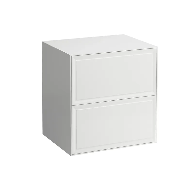 LAUFEN The New Classic Sideboard, sans découpe, 2 tiroirs, 575x455x600mm