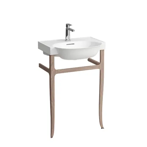 LAUFEN The New Classic bâti-support pour lavabo, 320x580x830mm, bois de noyer