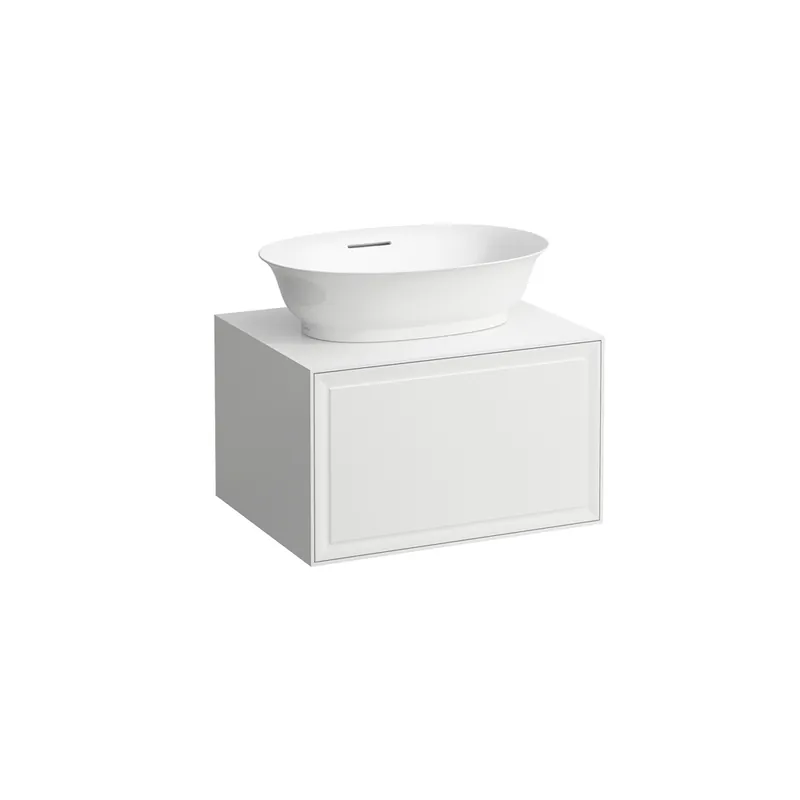 LAUFEN The New Classic Sideboard, 1 tiroir, 575x455x345mm, pour bac de lavage H812852/3