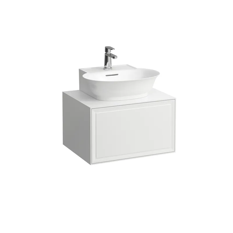 LAUFEN The New Classic Sideboard, 1 tiroir, pour lave-mains à poser H816852, 575x455x345mm
