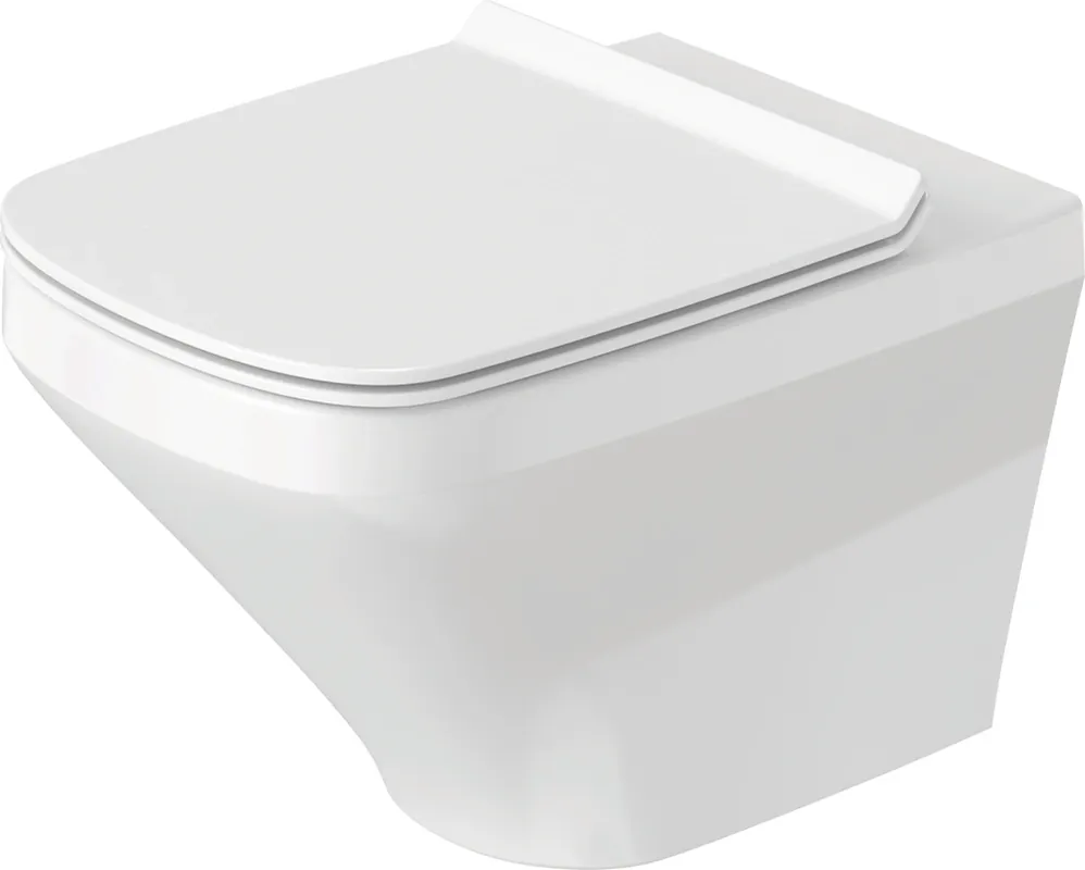 WC suspendu Duravit DuraStyle 54cm, à fond creux, sans bord, rimless, fixation non apparente (Durafix inclus)
