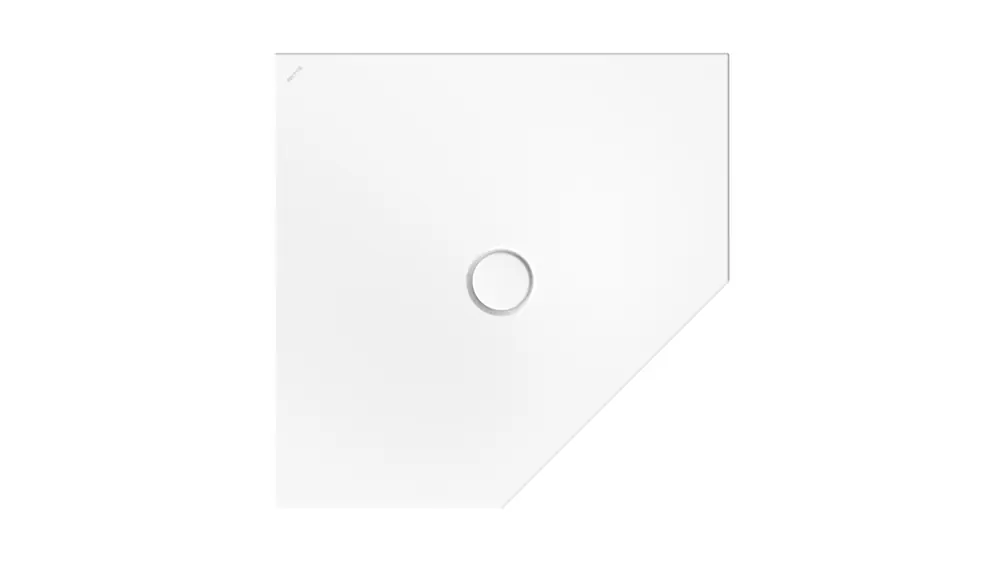 BetteFloor Caro receveurs de douche pentagonaux, 900x900mm