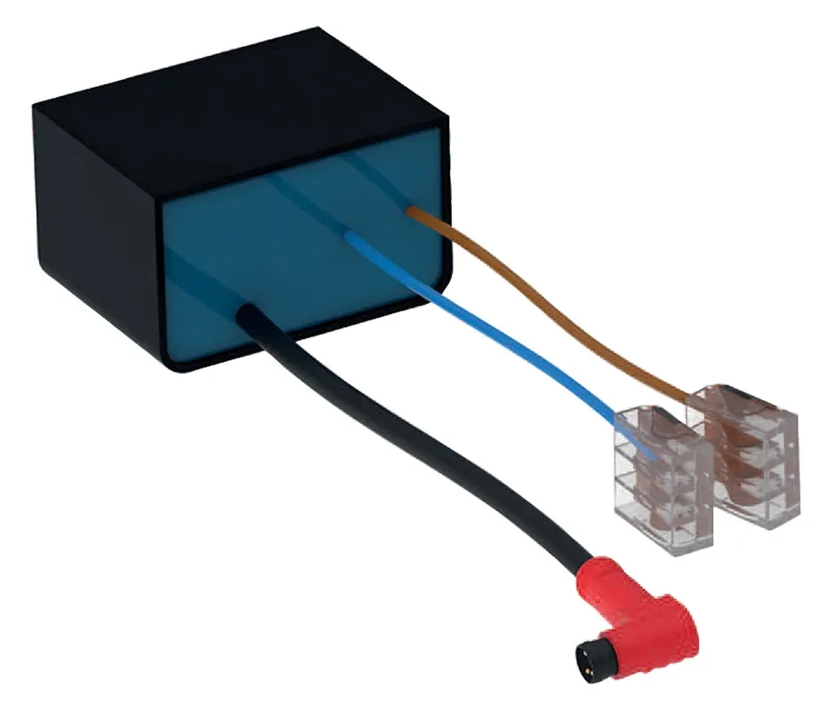 Bloc d‘alimentation Geberit 230 V / 12 V / 50 Hz, pour boîte de raccordement électrique