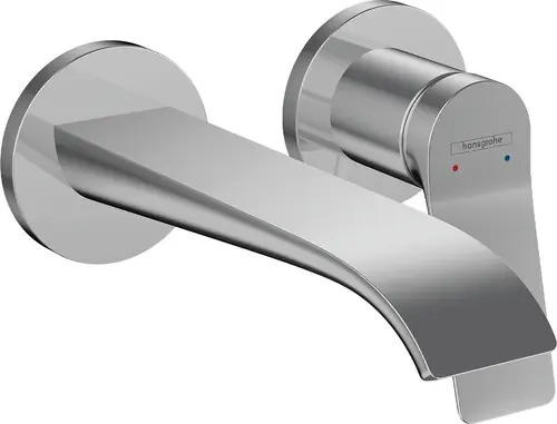 hansgrohe Vivenis robinetterie de lavabo monocommande modèle encastré pour montage mural, portée 195mm