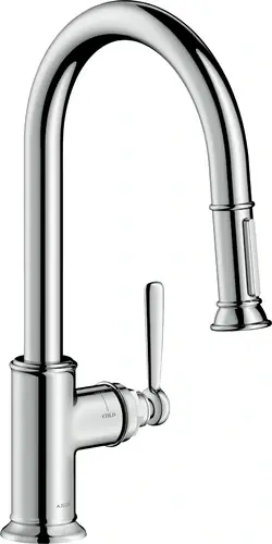 hansgrohe AXOR Montreux DN 15 Mitigeur monocommande de cuisine AXOR Montreux DN 15 180 avec douchette coulissante