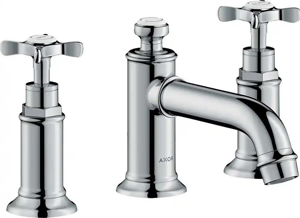 hansgrohe AXOR MONTREUX Mélangeur lavabo 3 trous 30, vidage par pop-up, porte-à-faux 142mm