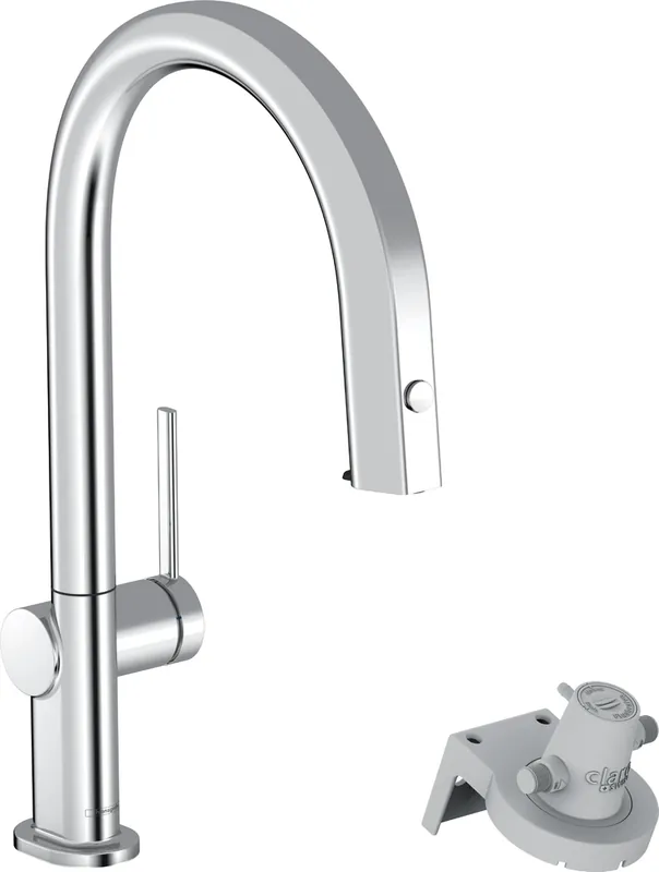hansgrohe Aqittura M91 Mitigeur de cuisine, Filtersystem 210, relevable jusquà 76cm, 1jet