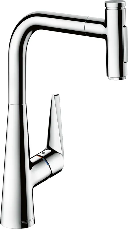hansgrohe Talis Select M51 Mitigeur monocommande de cuisine 300, douchette coulissante, 2 jets, sBox