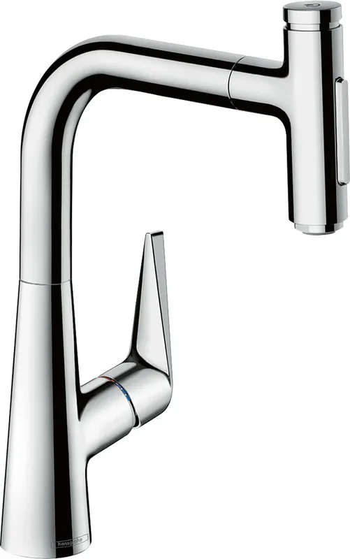 hansgrohe Talis M51 mitigeur monocommande de cuisine 220, douchette coulissante, 2 jets, sBox