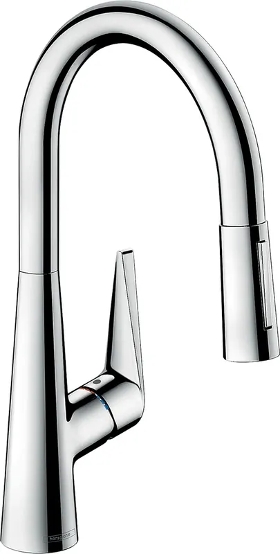 hansgrohe Talis S M51 Mitigeur monocommandé pour cuisine 200, douchette extractible, 2 jets