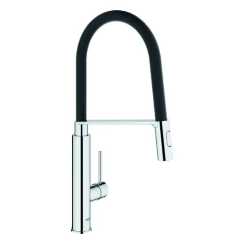 GROHE Concetto Mitigeur monocommandé pour évier, saillie 235mm, avec flexible en santoprène, orientable, MagneticDocking