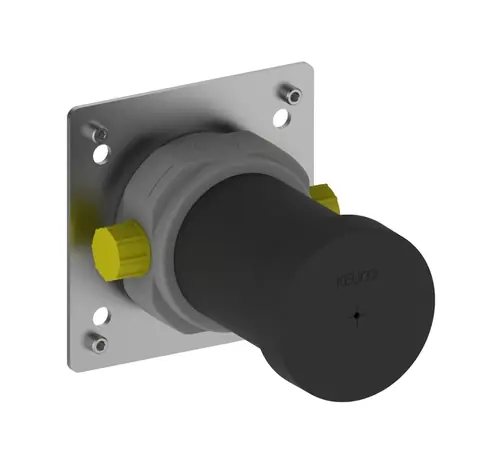 KEUCO IXMO Corps de base pour vanne de commutation à encastrer pour 2 consommateurs avec raccord de flexible