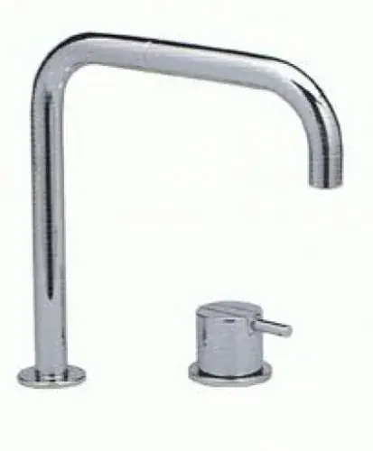 Vola 590 Robinet mitigeur 2 trous avec mitigeur simple effet, chromé