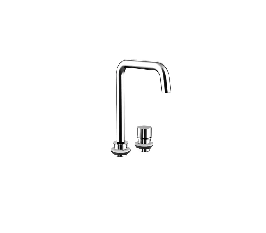 emco evo robinetterie de lavabo, 2 trous, portée 180mm, bonde non obturable