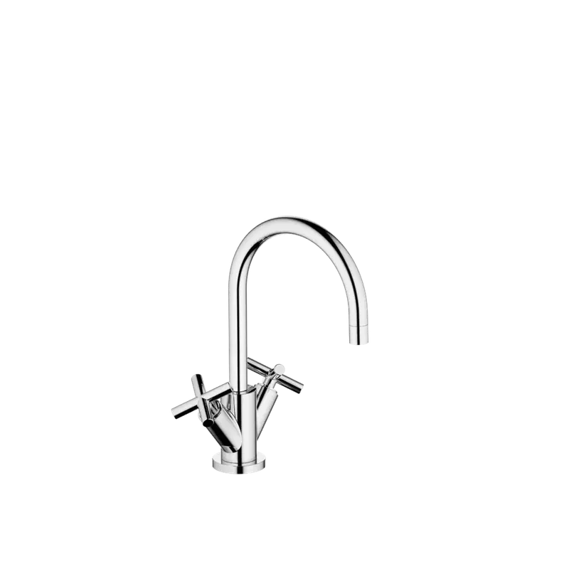 Dornbracht TARA Mitigeur monocommandé pour lavabos avec garniture d‘écoulement, saillie 165mm